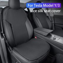 Cuscino coprisedile per auto per Tesla Model 3/Model Y 2019-2025 ginepro Coprisedile in seta di ghiaccio sedile traspirante accessori interni auto