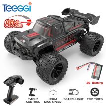 Teeggi 4WD 2.4G RC Drift Car 80KM/H 1:14 Auto da corsa fuoristrada ad alta velocità Brushless 3S Telecomando Auto Camion Giocattolo per il regalo
