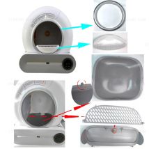 Automatic Cat Litter Box Accessories Bin Door Collecting Feces Bottom Capsule Garbage Bag for Cat Toilet Litter Box