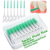 Vaclav 150Pcs Original Zahnseide Pick Weiche Silikon Borsten Interdentalbürste Dental Pick Brace Pinsel Einweg Zähne Sauber