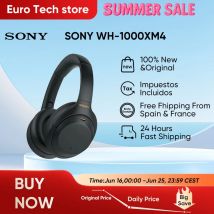 SONY WH-1000XM4 Cuffie wireless con cancellazione del rumore Connessione Bluetooth multipunto