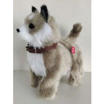 Robot Dog Toys Interactive Puppy Electronic Plush Animal Sound Control Walk Bark Electric Teddy Touch Control Music Pet Kid Gift