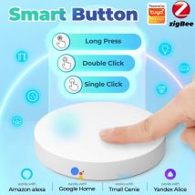 Tuya ZigBee Taste Szene Schalter Intelligente Verknüpfung Push Button Schalter Batterie Powered Automatisierung funktioniert mit Smart Life Z2M