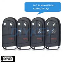 Smart Remote Auto Schlüsselanhänger 433 MHz 4A Chip für Jeep Renegade Compass 2015 2016 2017 2018 2019 2020 2021 2022 FCC ID: M3N-40821302