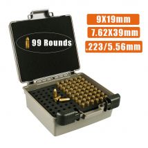 Taktische Bullet Box.223/5,56mm 7,62x39mm 9mm Munition Fall Shell Platte Träger 99 Runden Munition box Jagd Gewehr Patrone Box