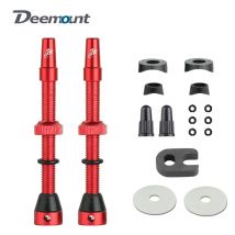 Valvole Presta per cerchione in carbonio tubeless per bicicletta Deemount 44/60/80mm F/V Nucleo in ottone lavorato CNC anodizzato con utensile