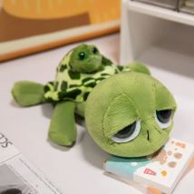 Big Eyed Turtle Mutter Kind Anime Plüschtier 23/32 cm Weiches Stofftier Niedliche Puppe für Weihnachten Thanksgiving