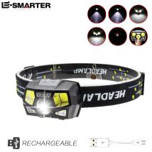 USB Lade Hohe Licht Led Wasserdichte Induktion Scheinwerfer Lauf Scheinwerfer Automatische Induktion Lade Angeln Licht