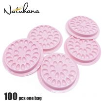 NATUHANA 100 szt. Plastikowa uszczelka do klejenia pojemnik na klej z klejem do klej do przedłużania