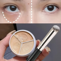 3-in-1 Face Concealer Makeup 3Color Concealer Paleta Spot Acne Print Repair Foundation Augenringe sind nicht leicht zu klebendes Puder