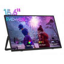 ZEUSLAP 15.6 "1920*1080P IPS 100% sRGB 300Nits Monitor portatile ultrasottile per telefono, laptop, PC, Nintendo Switch Secondo schermo
