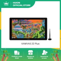 Huion Kamvas 22 plus Grafik Stift Anzeige digitale Kunst Malerei Tablet QD Monitor 21,5 Zoll mit Blends chutz geätztem Glas 140% srgb