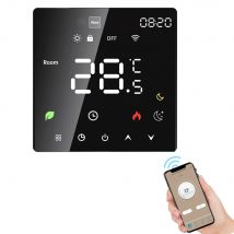 Termostato intelligente per touchscreen domestico WiFi Voice Tuya App Controllo temperatura programmabile Protezione IP20 Modalità automatica/manuale