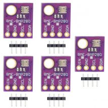 5 stücke BMP280 3,3 V 5 V Hohe Präzision Atmosphärendruck Sensor Modul Digitale Barometrische Temperatur Feuchtigkeit Sensor Modul