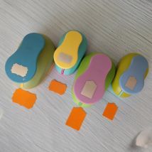 Kawaii Student Locher DIY handgemachte Cutter Karte Handwerk Druck Puncher Tag Quadrat Puncher 11mm 18mm 33mm 43mm 69mm 72mm