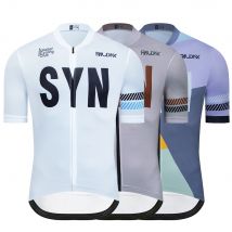 Maglia da ciclismo Syn Raudax da uomo Top da bici Camicia da bicicletta MTB Abbigliamento da equitazione su strada di montagna Manica corta Camicetta da ciclismo estiva da ciclista