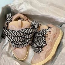 Dicke Sohle, gemischte Farben, lässige Turnschuhe für Männer und Frauen, modische runde Zehen, Schnür-Skateboard-Schuhe, atmungsaktive Outdoor-Paar-Schuhe