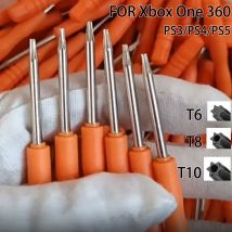 Cltgxdd 10Piece Torx T6 T8 T10 Safety Screwdriver For Xbox One 360 Series PS3 PS4 PS5 Anti Tamper Hole Repair And Opening Tool