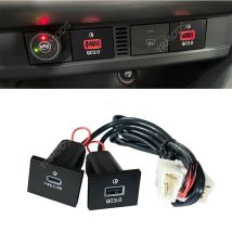 Auto USB QC 3,0 Lades chnitt stelle Buchse Schnell ladegerät Steckdose Netzteil Typ C PD für Ford Focus 2 2013-2018 mk2 Zubehör