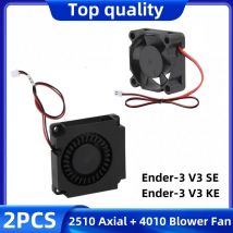 Für Ender-3 V3 SE Lüfter 24 V Set, 2510 Axiallüfter und 4010 Gebläse für 3D-Drucker Ender-3 V3 SE/Ender-3 V3 KE