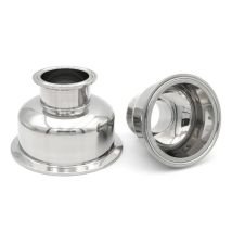 Tri Clamp Bowl Reducer Hemispherical SS304 Stainless Steel Sanitary 1.5"2"2.5"3"4" Homebrew 50.5/64/77.5/91/119mm Pipe Fitting