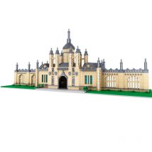 Lezi 8030 Welt architektur Großbritannien Cambridge Universität DIY Mini Diamant blöcke Ziegel Bau