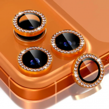 Bling Glitter Diamant Metallrahmen Kameraschutz für iPhone 17 Pro Max Air 17 Pro Legierung Objektiv gehärtetes Glas Film Ring Abdeckkappe
