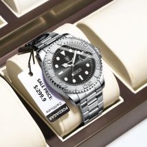 Poe dagar Luxus Mann Uhr leuchtende wasserdichte Datum Edelstahl Herren Quarzuhren Militär hochwertige Geschäfts leute Uhr