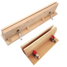 Leder Handwerk Hand Nähen Klemme Werkzeug Desktop Horizontale Holz Clip für Leder Gürtel Nähen DIY Clip Pferd Nähen Pony