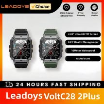 Origina Leadoys Smartwatch für Android 2,03'' Farbbildschirm Bluetooth Anruf Blutsauerstoff- und Drucküberwachung Fitness-Tracker