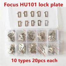 200 Teile/los für HU101 messing Auto Lock Reparatur Zubehör Auto Lock Reed Lock Platte Für ford Focus 10 arten jeweils 20 stücke