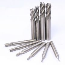 Nowy zestaw w połączeniu HSS frez trzpieniowy 2 3 4 flety stal szybkotnąca frez 1.5mm - 12mm CNC frezowanie metali narzędzia zestaw