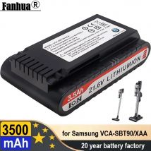 Batteria ricaricabile per aspirapolvere agli ioni di litio 21.6V 3500mAh per Samsung VCA-SBT90/XAA per aspirapolvere Jet90 Jet75 Jet75Pet Stick