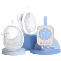 NCVI  Electric Breast  Milk Pump, Hands-Free With breastfeeding pump，4 Modes 9 Levels，150ml Anti-Leak Cups