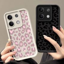 Leopard Print Fall Für Xiaomi Redmi Hinweis 14 13 Pro 5G 12 11 Funda Xiaomi 14T 13T 11T Pro Poco F6 X6 Pro Stoßfest Soft Cover