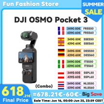 DJI Osmo Pocket 3 potężny 1-Cal czujnik 4K/120fps 2-Cal obrotowy ekran dotykowy oryginalny nowy w