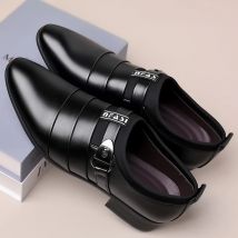 Männer Kleid Schuhe Slip on formellen Anzug Hochzeits schuhe für männliche Hochzeit Büro Arbeits schuhe Slip on Slipper elegante Mann Kleid Schuhe