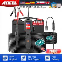 Ancel PB100 Tester batteria per auto automobilistica Kit sonda circuito di alimentazione Sistema elettrico Strumenti per officina meccanica 24V 12V Scansione di potenza