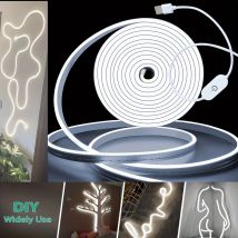 Neonowa listwa świetlna LED Inteligentny przełącznik czujnika dotykowego Możliwość przyciemniania Neon Elastyczna wstążka LED Wodoodporna lampa rurowa Podświetlenie Dekoracja