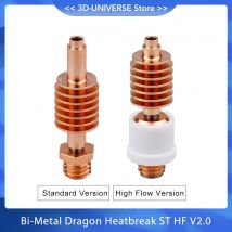Bimetall Dragon Heatbreak ST HF V2.0 für Dragon Hotend Hochtemperatur Titan Kupfer Heat Break Hohe Qualität