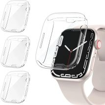 Weicher TPU-Displayschutz für Apple Watch 10, 9, 8, 45 mm, 41 mm, 44 mm, 42 mm, 46 mm, 49 mm, vollständige Hülle für IWatch Ultra 7 SE 6 5 4 3 2