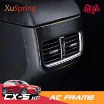 Auto Hinten Konsole Zentrum Klimaanlage Vent Outlet Rahmen Abdeckung Trim Für Mazda CX-5 CX5 2017-2020 2021 2022 2023 2024 KF