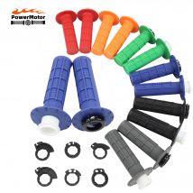 6-farbige Universal-Motorradgriffe mit Snap-on Cam Lock-on-Griffen für KTM CRF SXF EXC Yamaha Suzuki Motorrad-Lenkergriffe