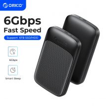 ORICO USB3.1 6 Gbit/s HDD-Gehäuse SATA zu Typ-C HDD SSD-Festplattengehäuse unterstützt UASP für 7 ~ 9,5 mm 2,5 Zoll SSD/HDD
