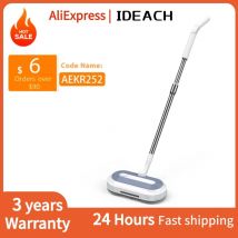 Bezprzewodowy elektryczny mop do podłóg z baterią 2000mAh, mop z rozpylaczem, obrotowy elektryczny mop do podłóg, mop wodny z oświetleniem LED