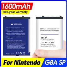 1600mah Battery for Nintendo Gameboy Advance Gba Sp Gbasp Bateria