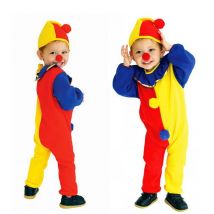 Sydanne Bambini Carnevale Clown Circo Costumi Cosplay Halloween Bambini Ragazzi Ragazze Baby Compleanno Festa di Halloween Cappello della tuta