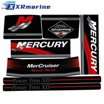 Prop W/Red Rams Aufkleber Set Aufkleber 39220 für Mercury Mercruiser Red Bravo Drei Originalfarben 37- 805338 A93 805338 A93
