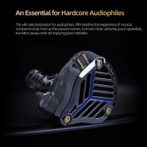 KZ PRX In-Ear Planar Driver Wired Headphones Hi-Fi Bass Monitor Earbuds Sports Headphones Music Headphones