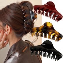 Nuovo retrò coreano artiglio dei capelli in acetato grande fermagli per capelli granchio clip di squalo semplice forcina coda di cavallo accessori per capelli moda donna ragazza